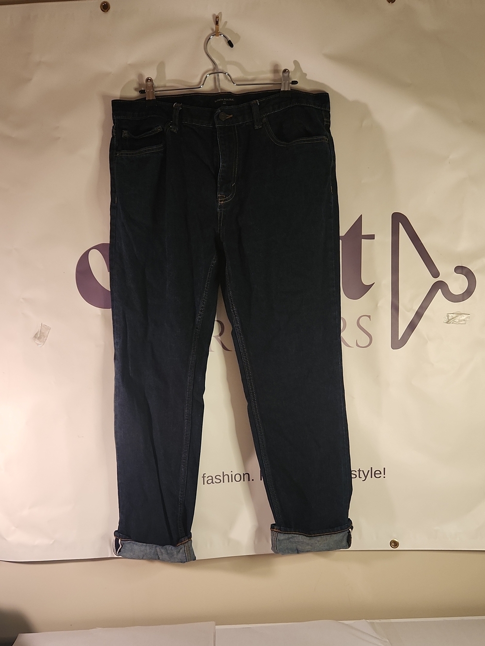 Banana Republic Men's Dark Blue Slim Jeans